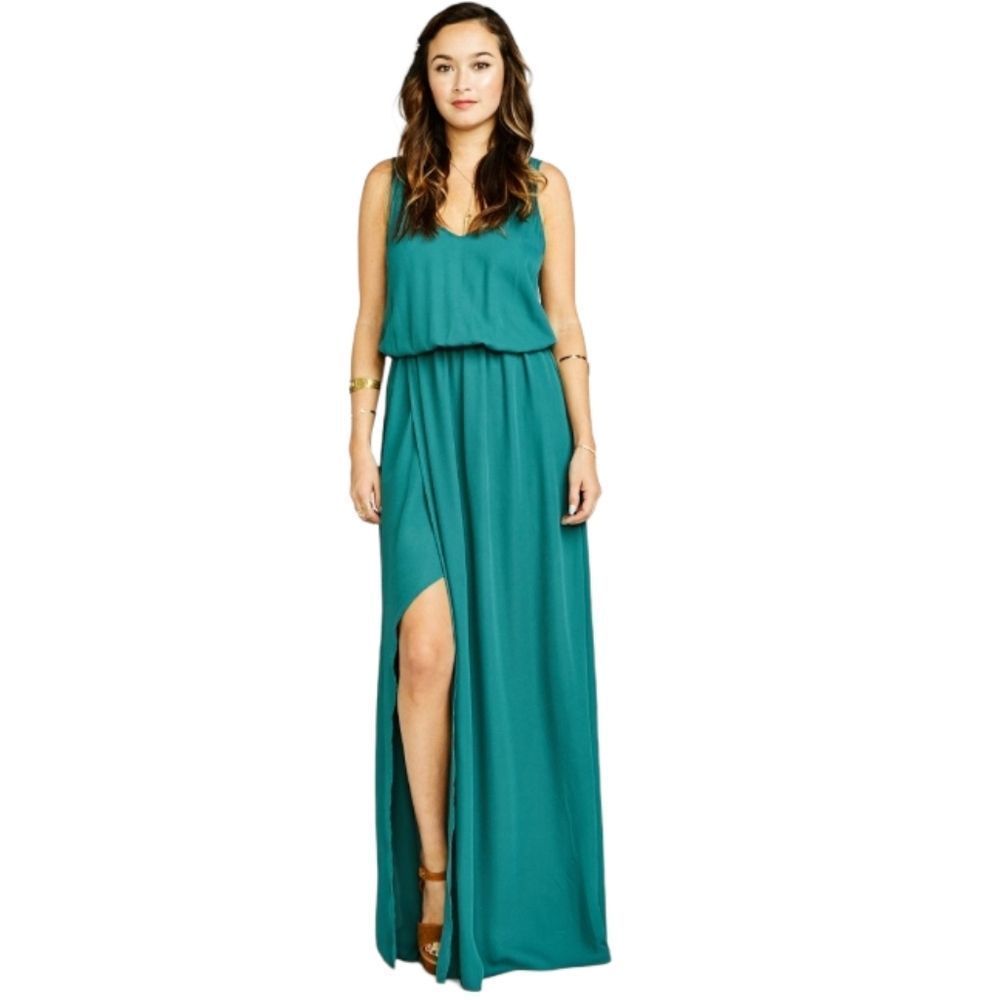 Show Me Your Mumu Green Crisp Kendall Bridesmaid/Formal Dress Size Large